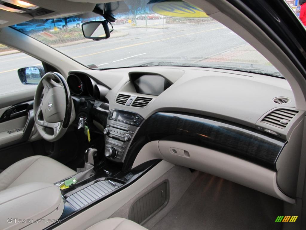 2009 Acura MDX Technology Taupe Dashboard Photo #46559526