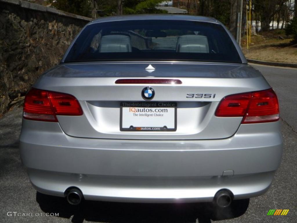 2007 3 Series 335i Convertible - Titanium Silver Metallic / Grey photo #5