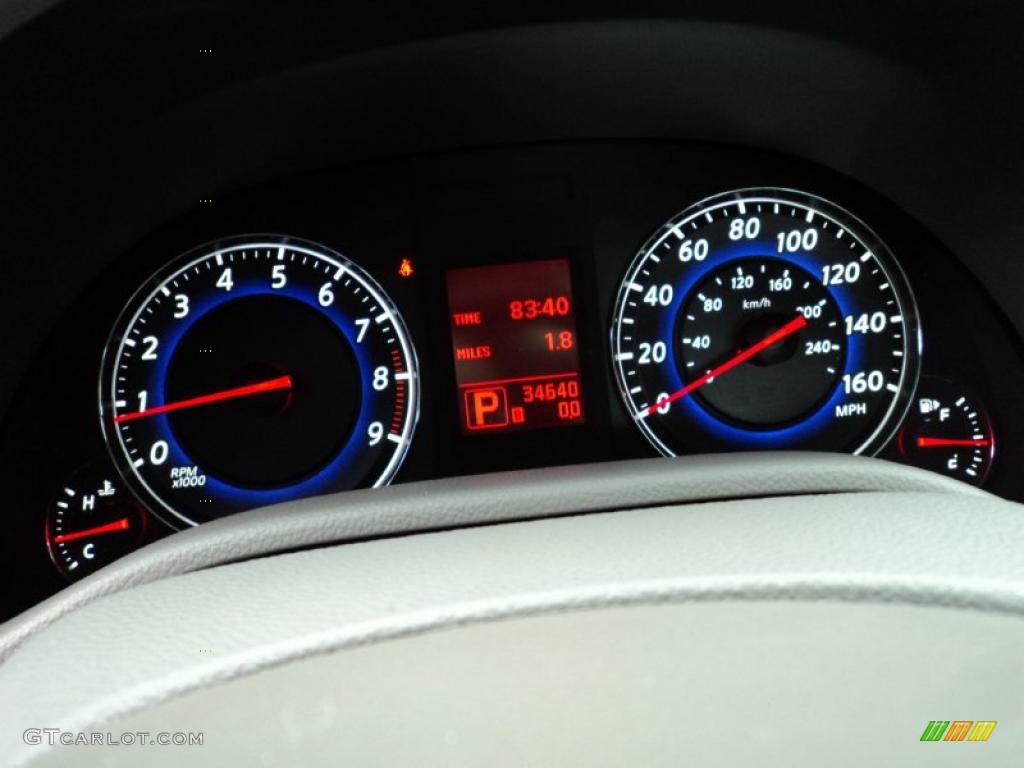 2008 Infiniti G 37 Coupe Gauges Photo #46559634