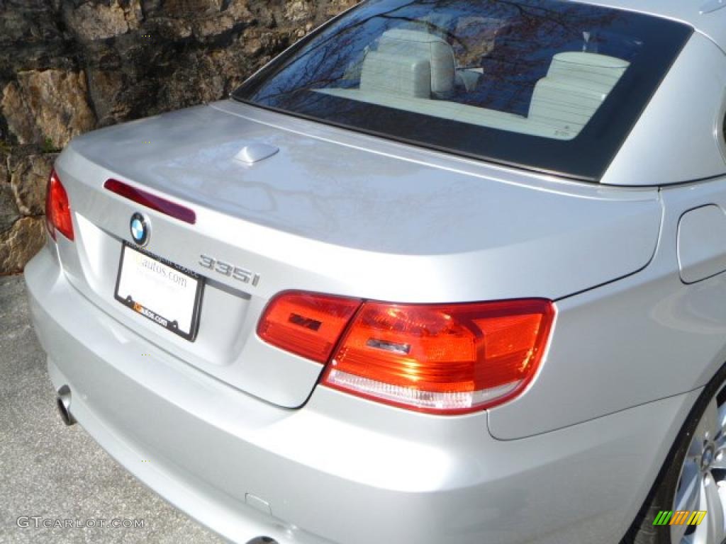 2007 3 Series 335i Convertible - Titanium Silver Metallic / Grey photo #10