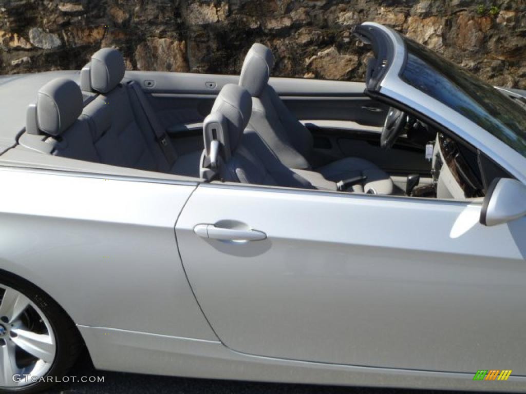 2007 3 Series 335i Convertible - Titanium Silver Metallic / Grey photo #18