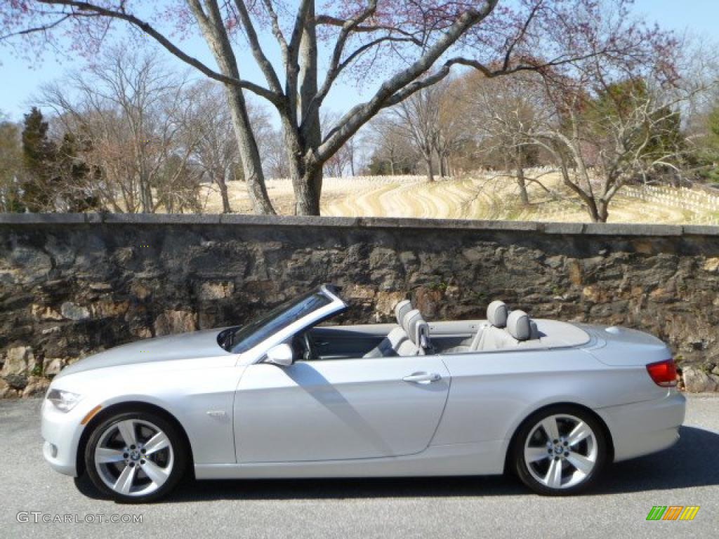 2007 3 Series 335i Convertible - Titanium Silver Metallic / Grey photo #21