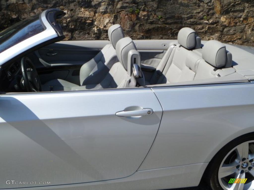 2007 3 Series 335i Convertible - Titanium Silver Metallic / Grey photo #22