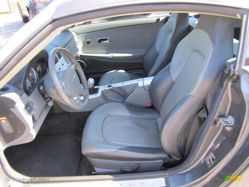 Dark Slate Gray/Medium Slate Gray Interior 2004 Chrysler Crossfire Limited Coupe Photo #46559829