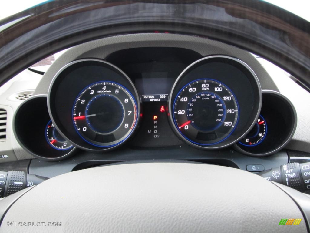 2009 Acura MDX Technology Gauges Photo #46559943