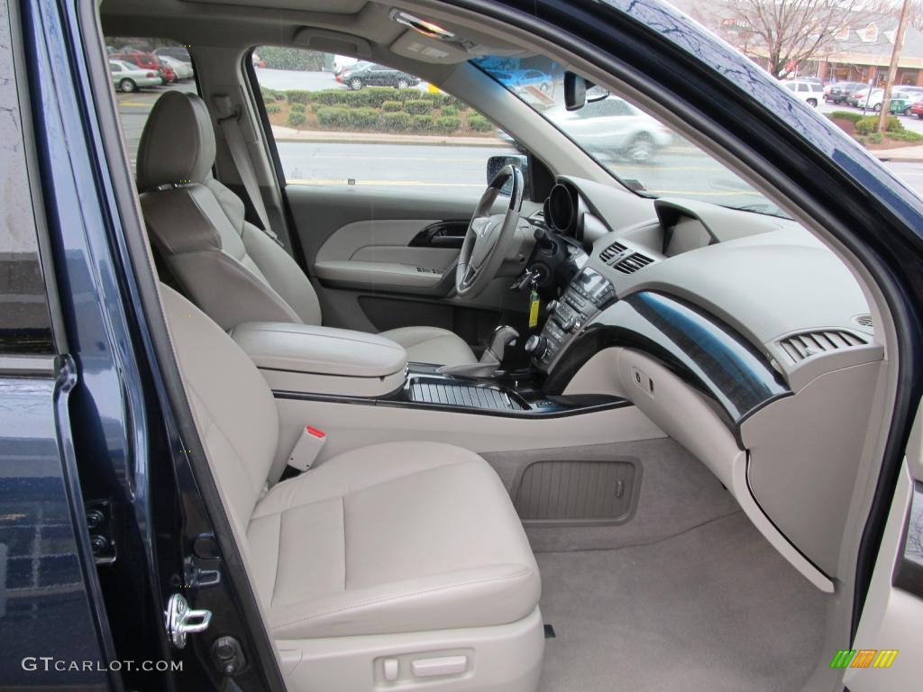 Taupe Interior 2009 Acura MDX Technology Photo #46559961