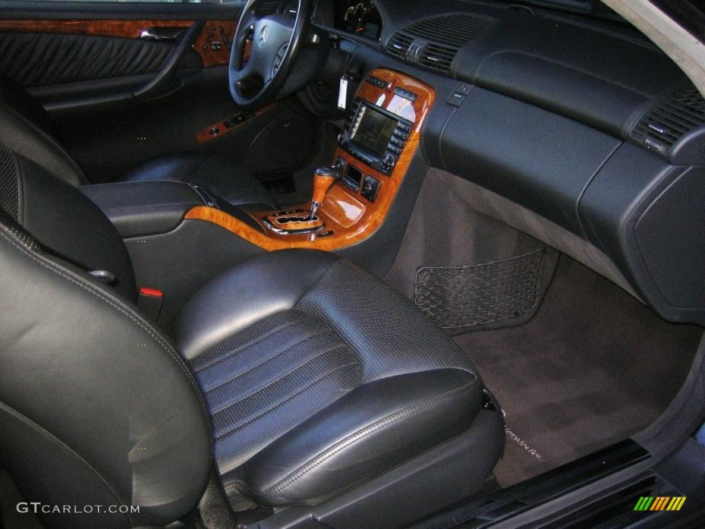 Charcoal Interior 2005 Mercedes-Benz CL 65 AMG Photo #46560075