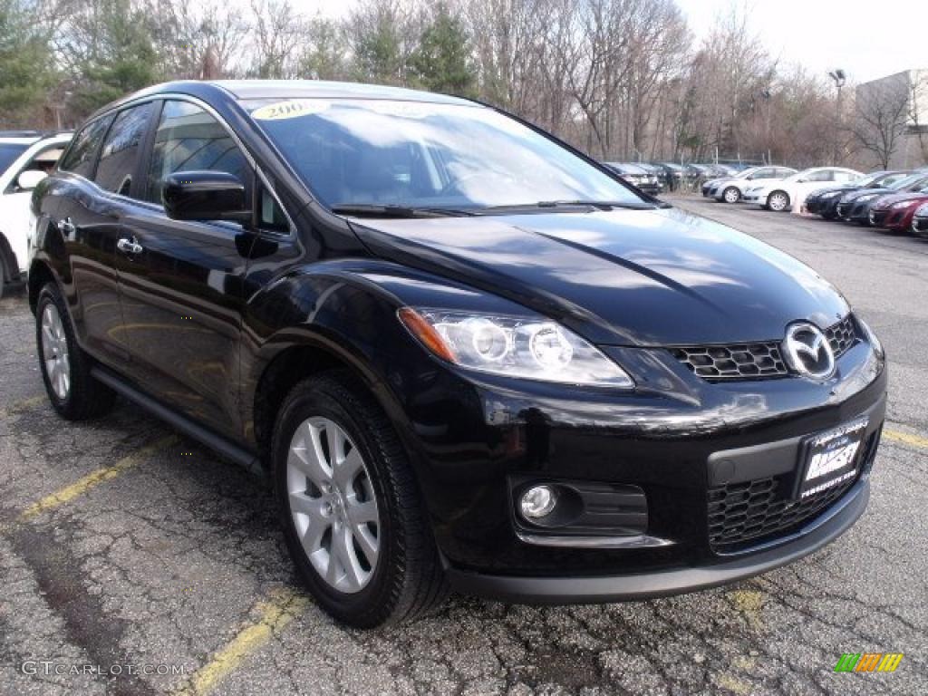 Brilliant Black 2008 Mazda CX-7 Grand Touring AWD Exterior Photo #46560495