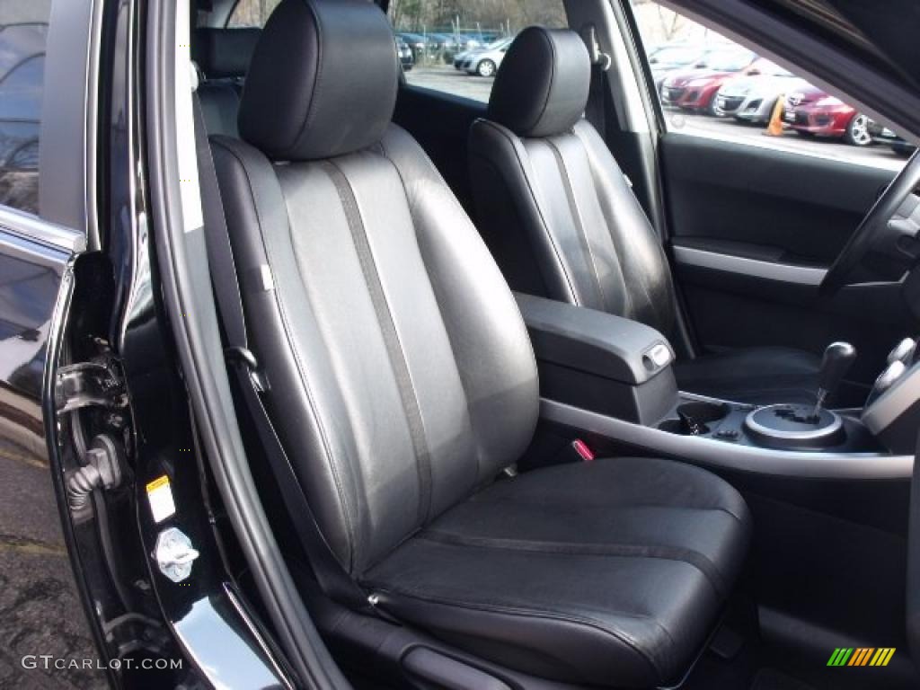 Black Interior 2008 Mazda CX-7 Grand Touring AWD Photo #46560528