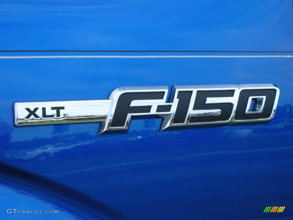 2011 F150 XLT SuperCrew - Blue Flame Metallic / Steel Gray photo #4