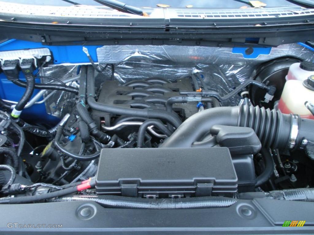 2011 Ford F150 XLT SuperCrew 5.0 Liter Flex-Fuel DOHC 32-Valve Ti-VCT V8 Engine Photo #46560639