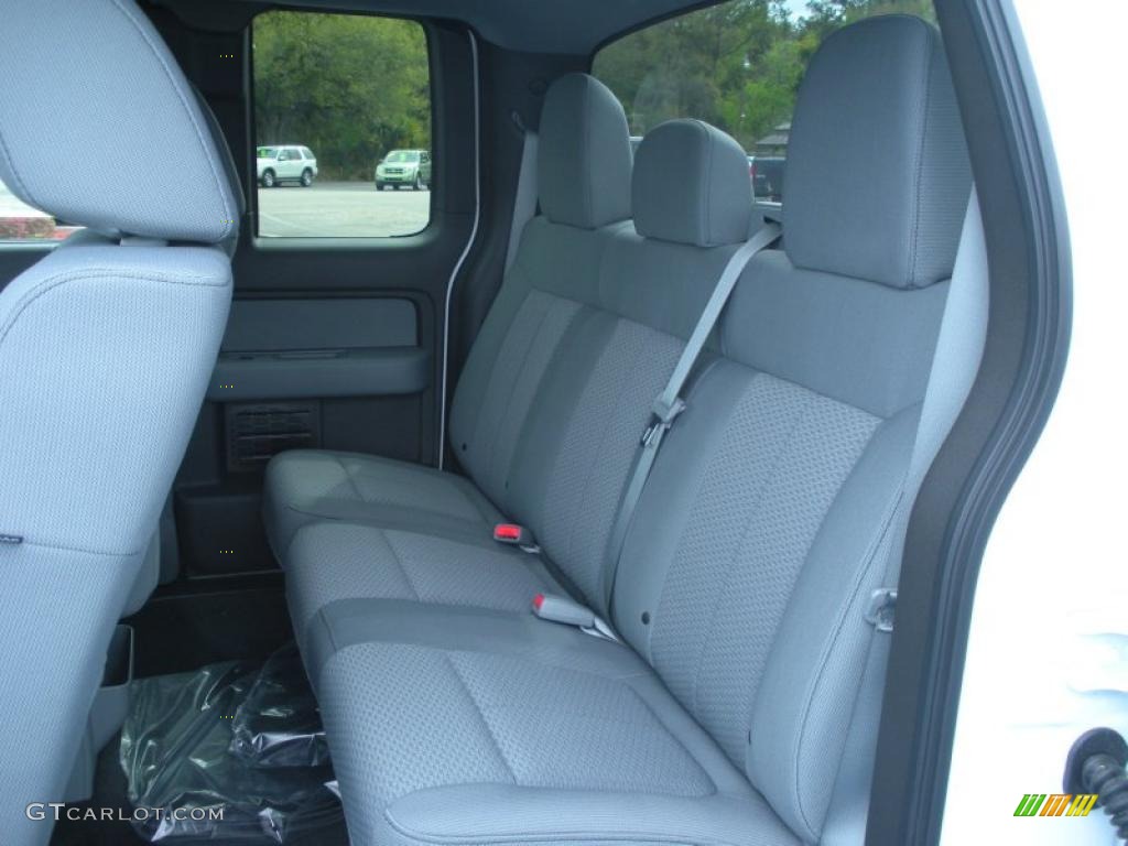 Steel Gray Interior 2011 Ford F150 XLT SuperCab Photo #46560945