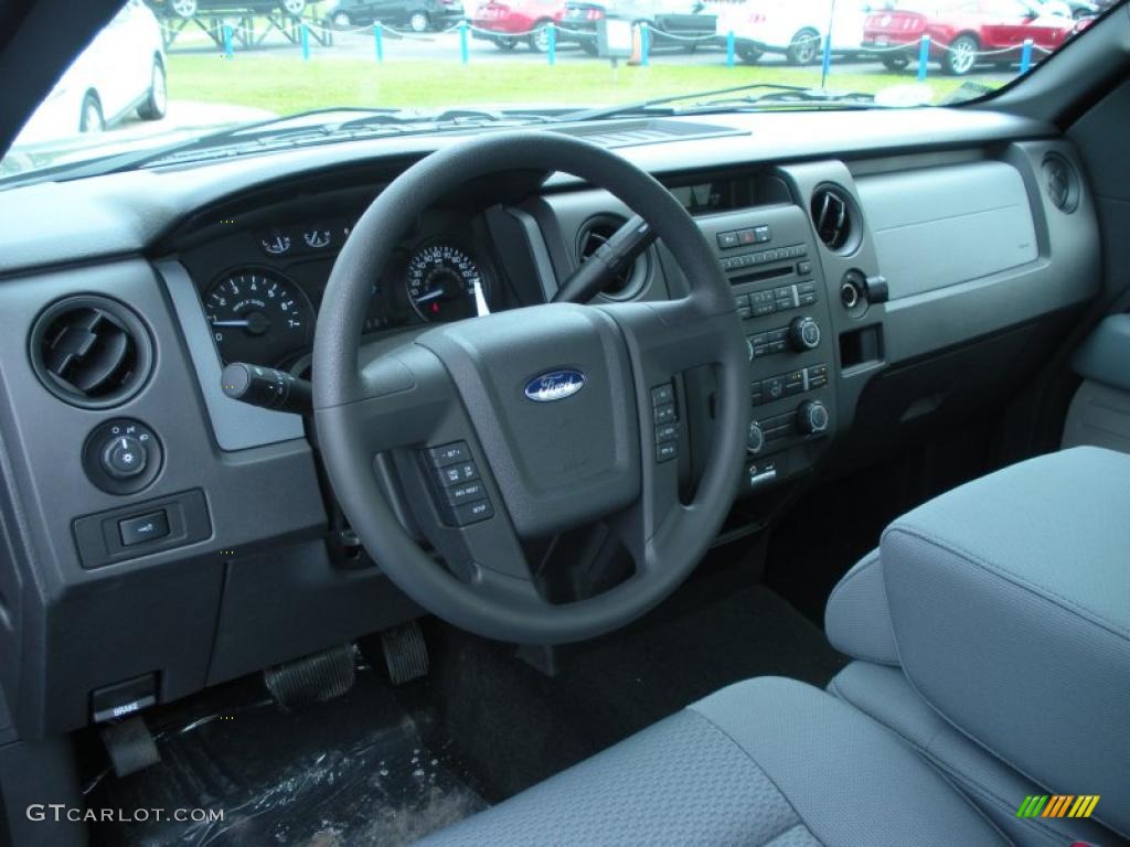 2011 Ford F150 XL Regular Cab Steel Gray Dashboard Photo #46561461