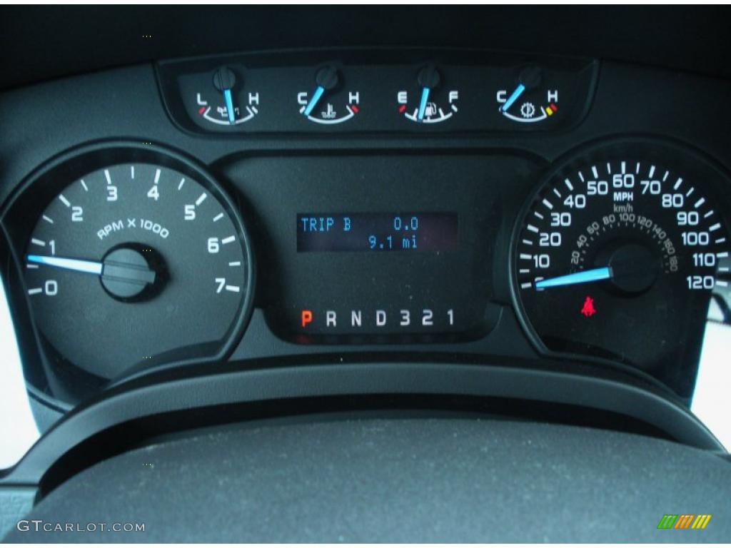 2011 Ford F150 XL Regular Cab Gauges Photo #46561467