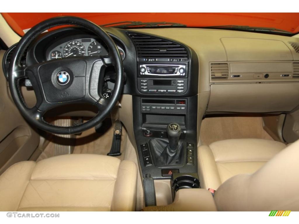 1997 BMW 3 Series 328i Sedan Sand Dashboard Photo #46561869