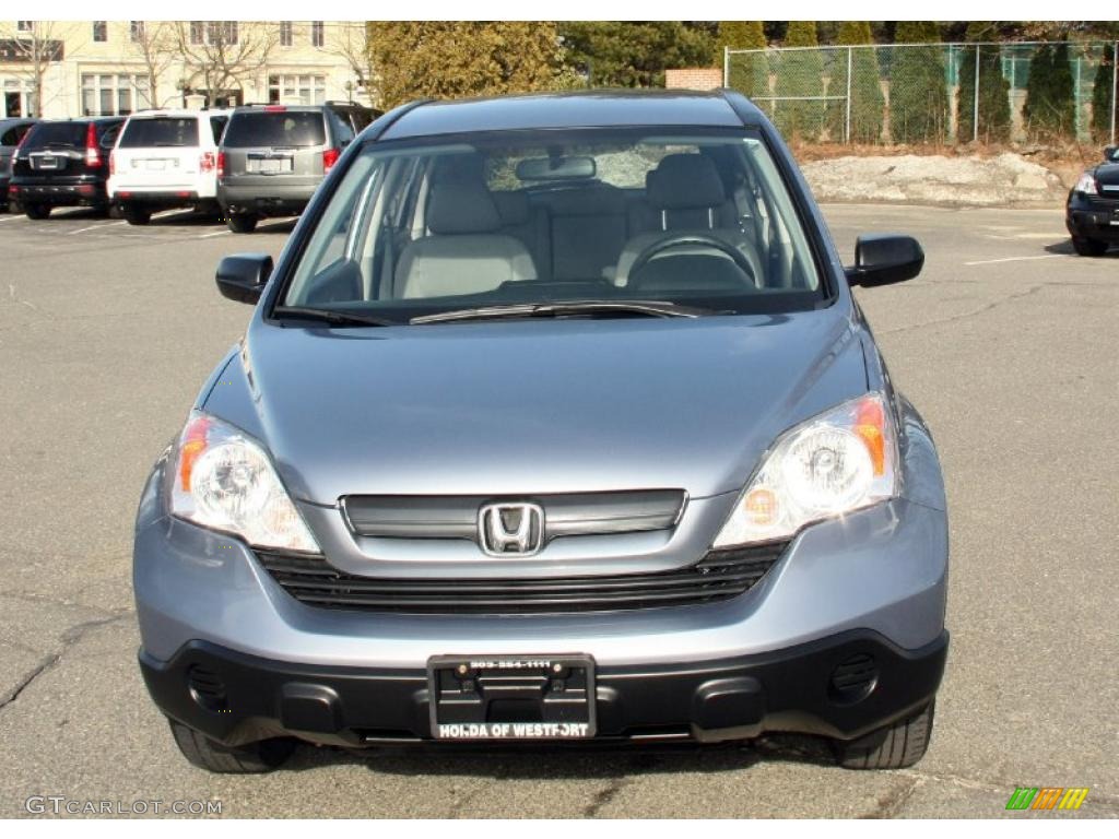 2008 CR-V LX 4WD - Glacier Blue Metallic / Gray photo #2