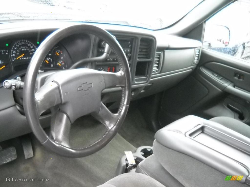 Dark Charcoal Interior 2006 Chevrolet Silverado 1500 LT Extended Cab Photo #46562520