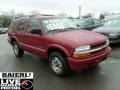 2002 Dark Cherry Red Metallic Chevrolet Blazer LS 4x4  photo #1