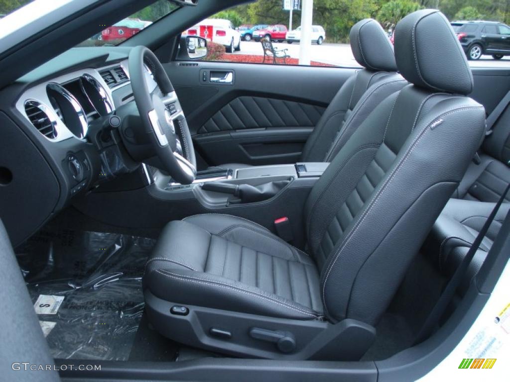 2012 Mustang GT Premium Convertible - Performance White / Charcoal Black photo #7