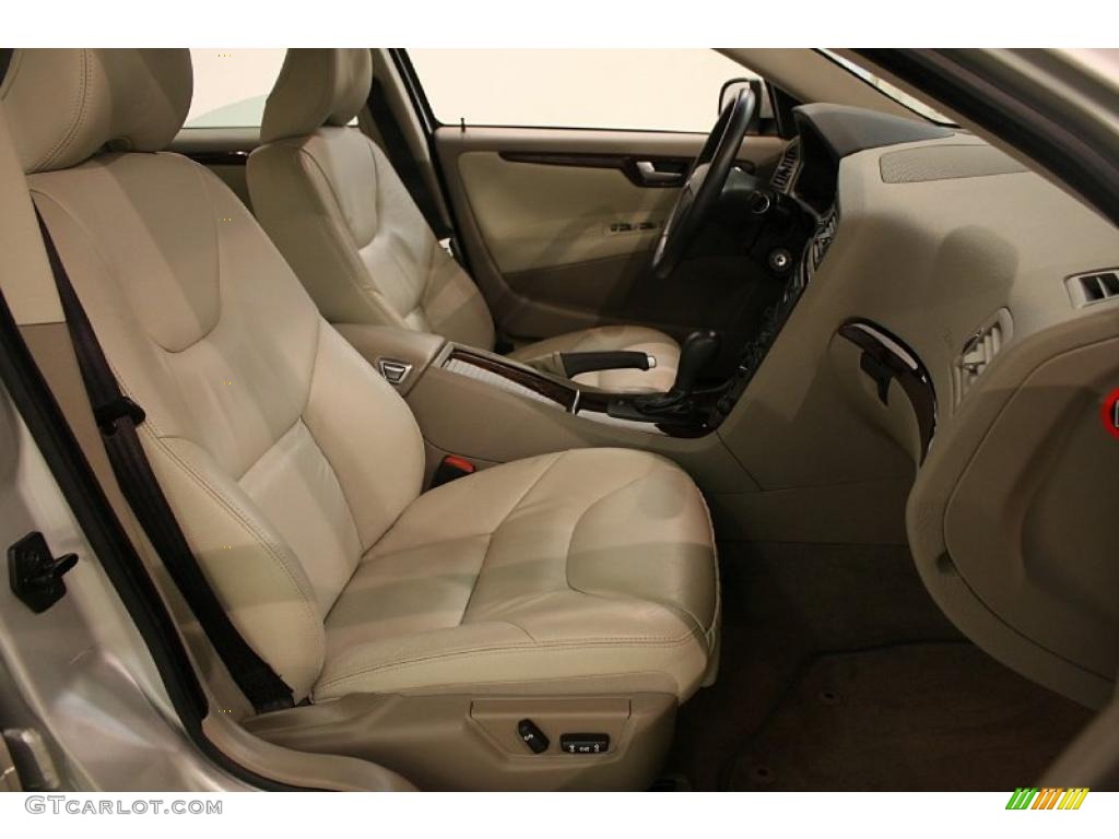 Taupe Interior 2008 Volvo S60 2.5T AWD Photo #46563340