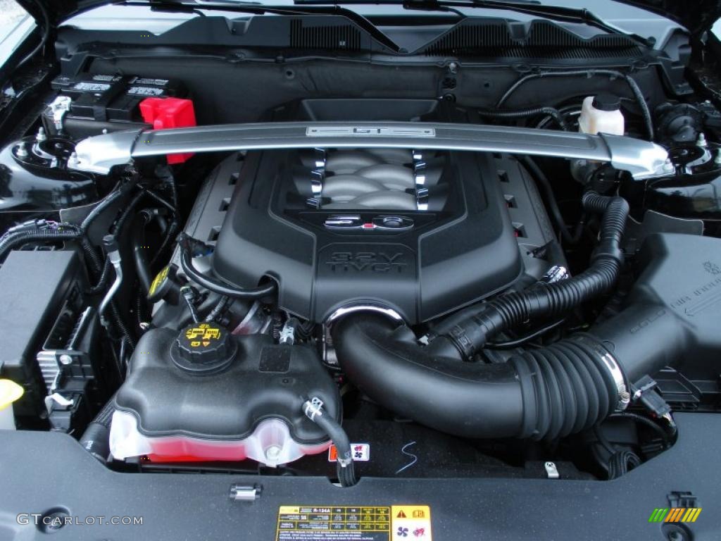 2012 Ford Mustang GT Premium Coupe 5.0 Liter DOHC 32-Valve Ti-VCT V8 Engine Photo #46563439