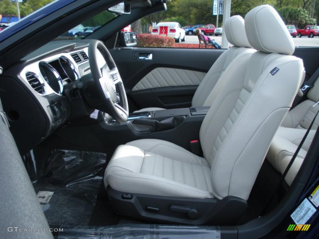 2012 Mustang V6 Premium Convertible - Kona Blue Metallic / Stone photo #6