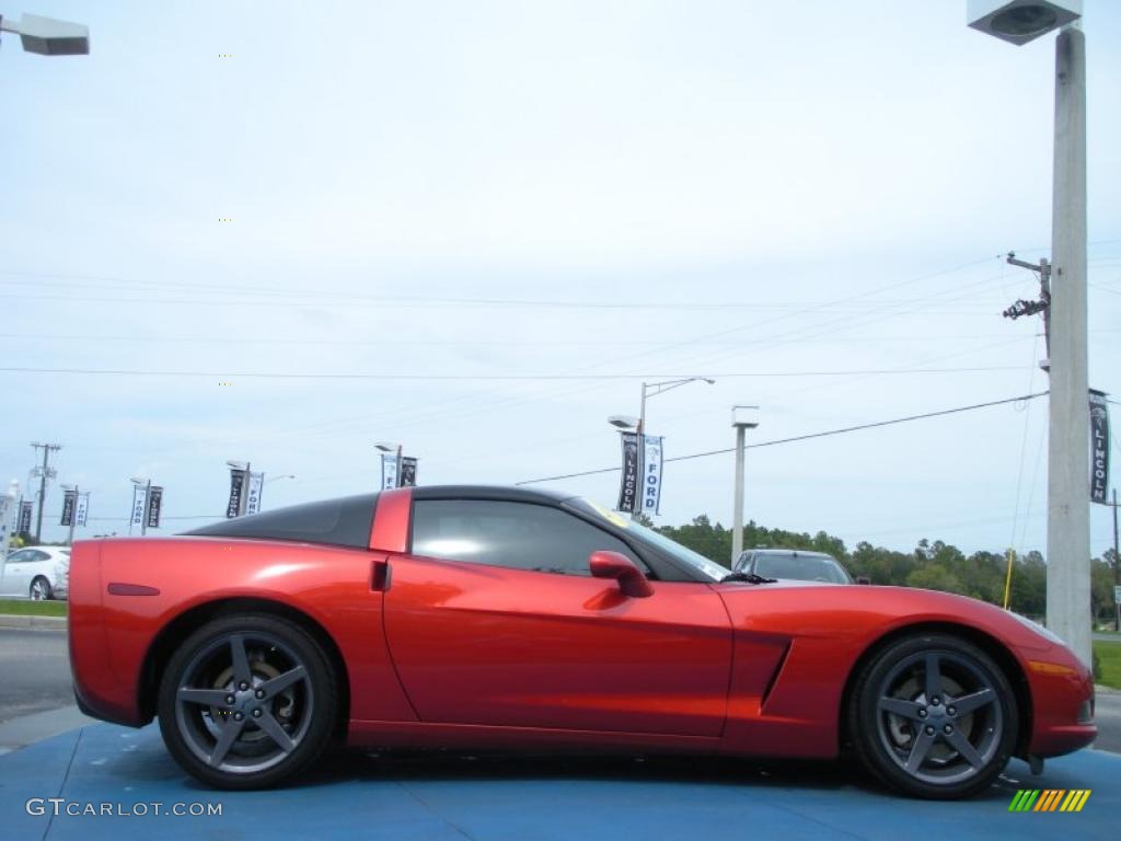 2005 Corvette Coupe - Daytona Sunset Orange Metallic / Cashmere photo #6