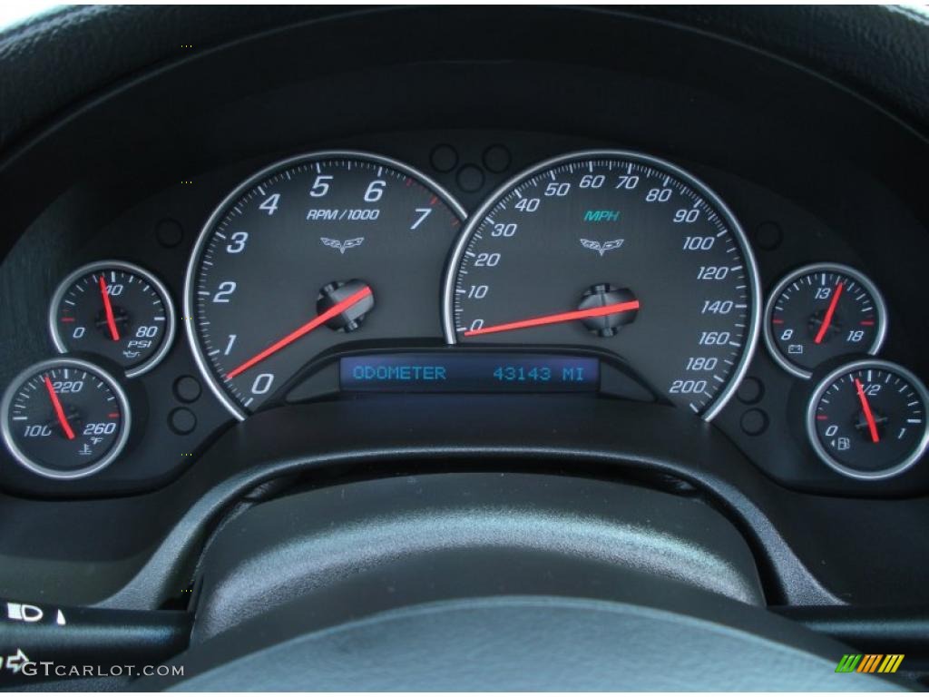 2005 Chevrolet Corvette Coupe Gauges Photo #46564513
