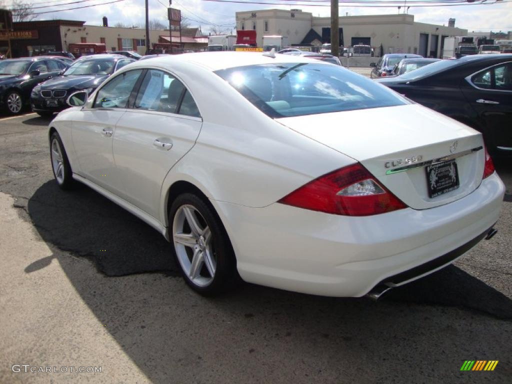 Diamond White Metallic 2008 Mercedes-Benz CLS 550 Diamond White Edition Exterior Photo #46564717