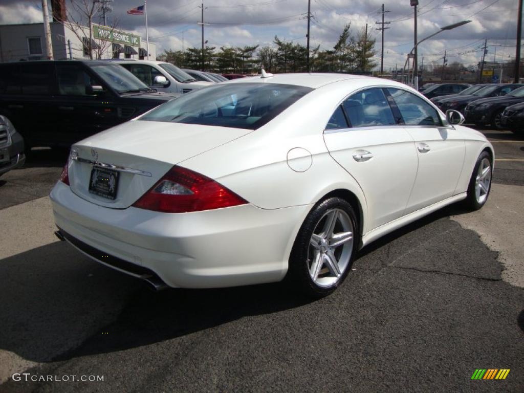 Diamond White Metallic 2008 Mercedes-Benz CLS 550 Diamond White Edition Exterior Photo #46564741