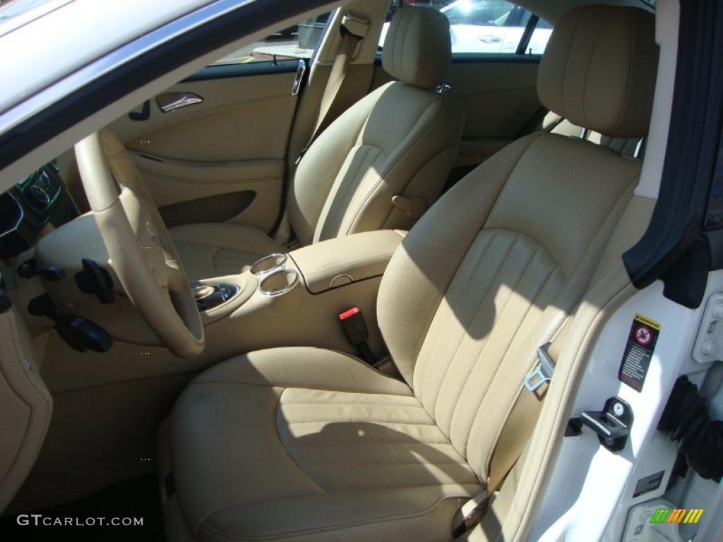 2008 CLS 550 Diamond White Edition - Diamond White Metallic / Cashmere Beige photo #8