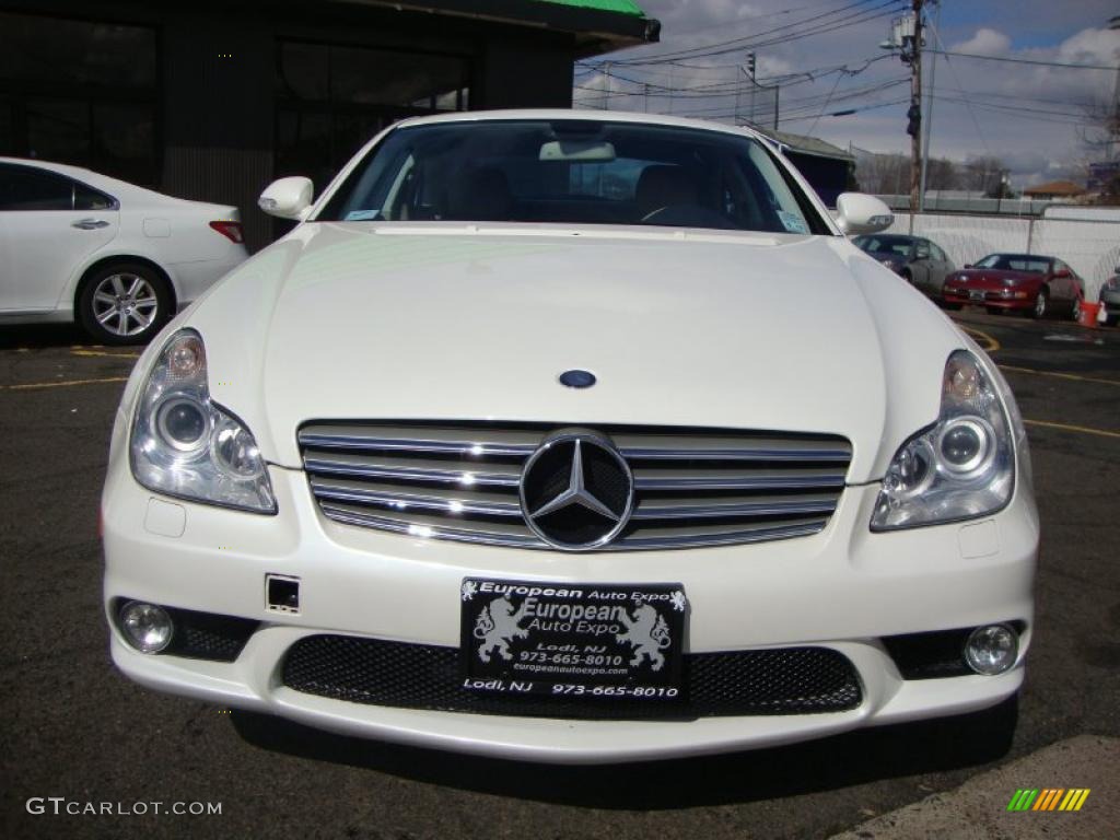 Diamond White Metallic 2008 Mercedes-Benz CLS 550 Diamond White Edition Exterior Photo #46564780