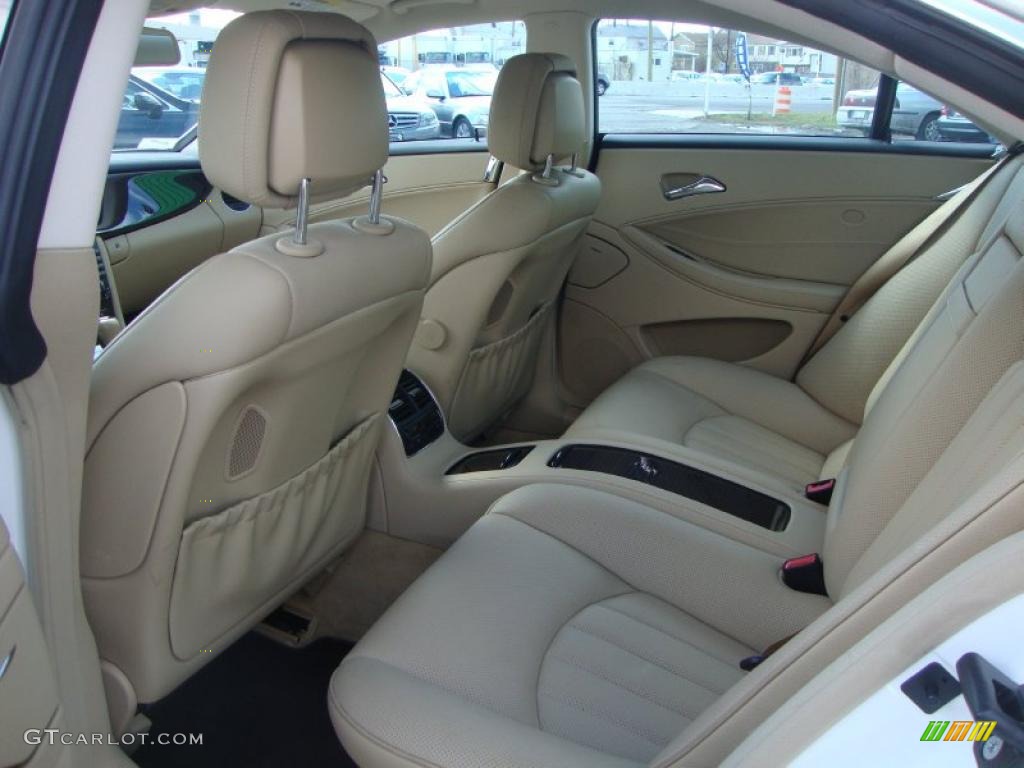 2008 CLS 550 Diamond White Edition - Diamond White Metallic / Cashmere Beige photo #12