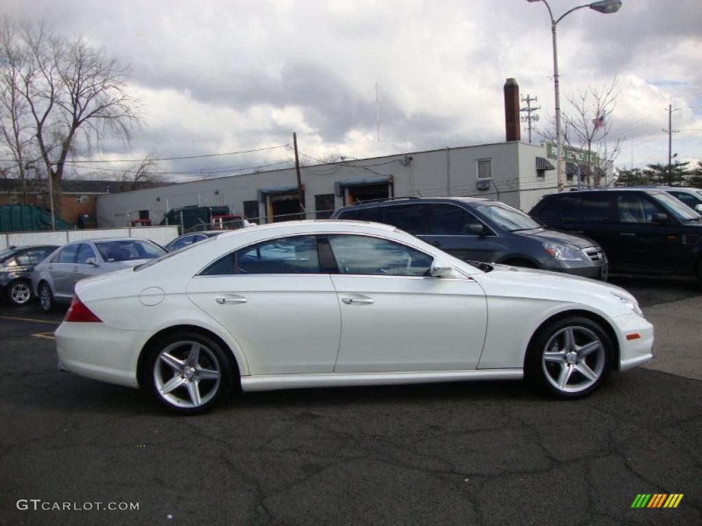 2008 CLS 550 Diamond White Edition - Diamond White Metallic / Cashmere Beige photo #15