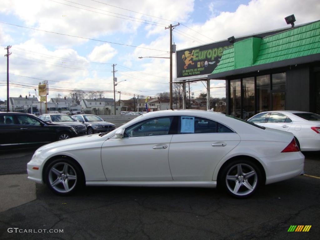 2008 CLS 550 Diamond White Edition - Diamond White Metallic / Cashmere Beige photo #16