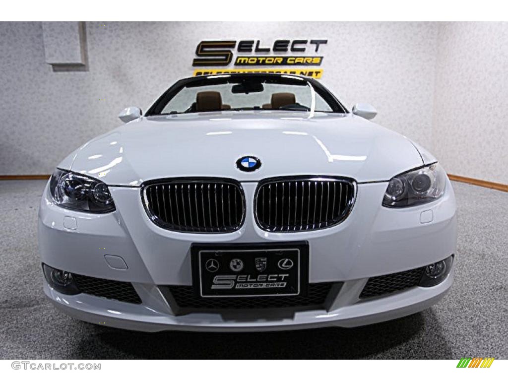 2008 3 Series 335i Convertible - Alpine White / Saddle Brown/Black photo #2
