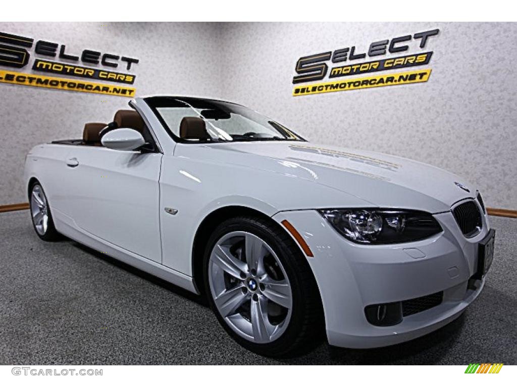 2008 3 Series 335i Convertible - Alpine White / Saddle Brown/Black photo #3