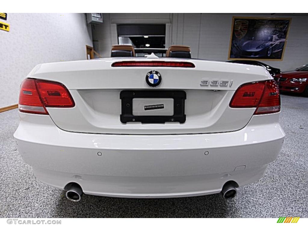 2008 3 Series 335i Convertible - Alpine White / Saddle Brown/Black photo #5