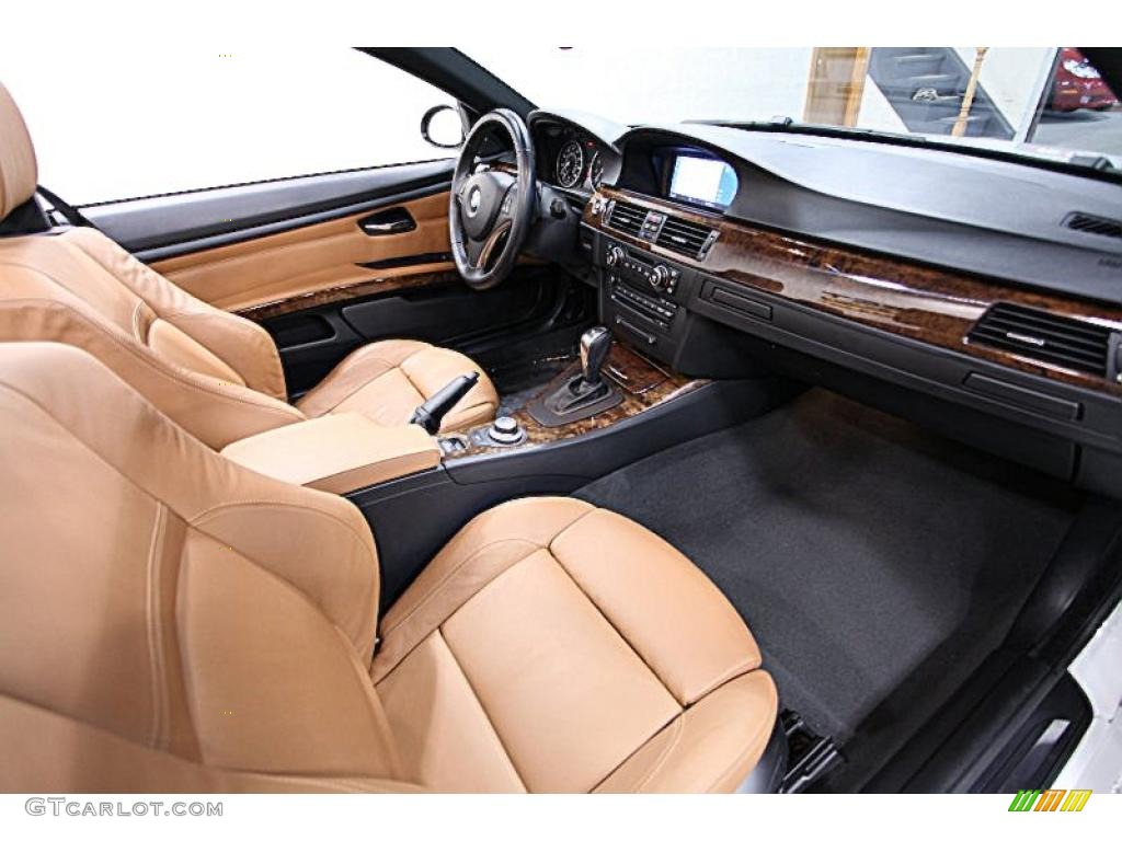 2008 3 Series 335i Convertible - Alpine White / Saddle Brown/Black photo #10