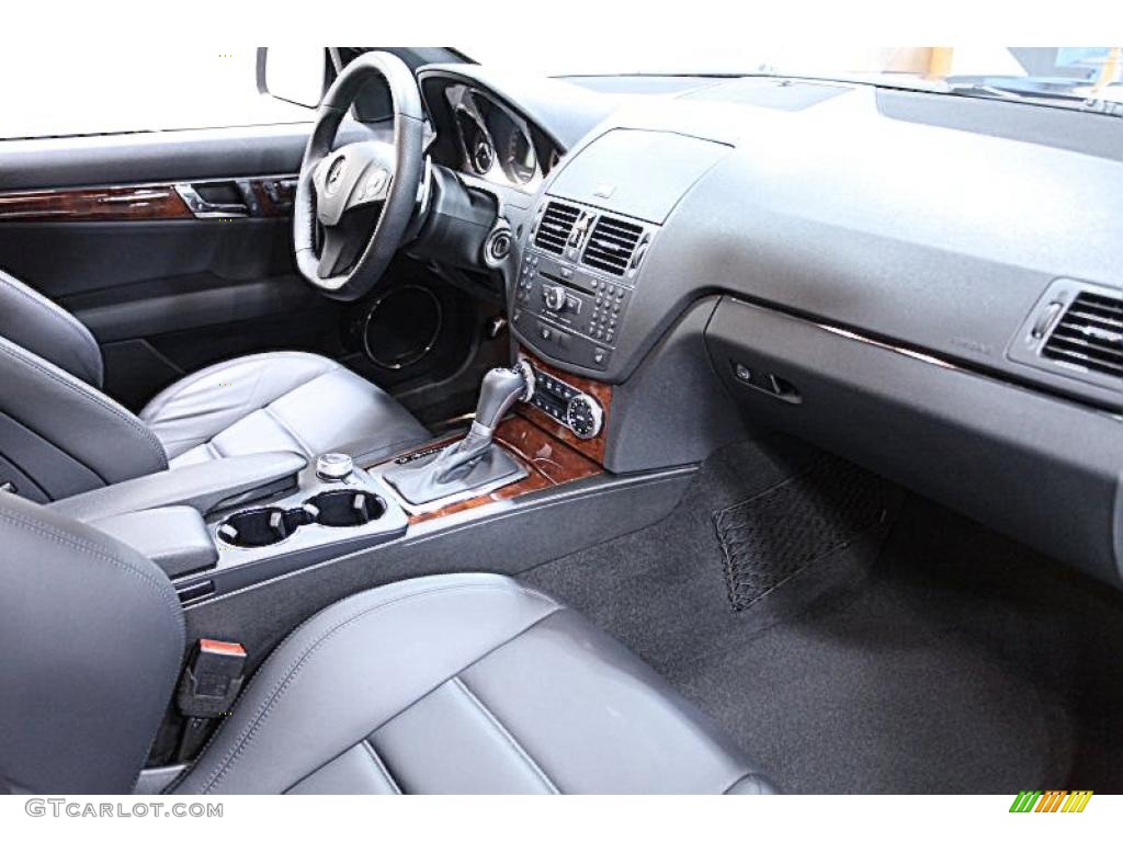 Black AMG Premium Leather Interior 2009 Mercedes-Benz C 63 AMG Photo #46567492