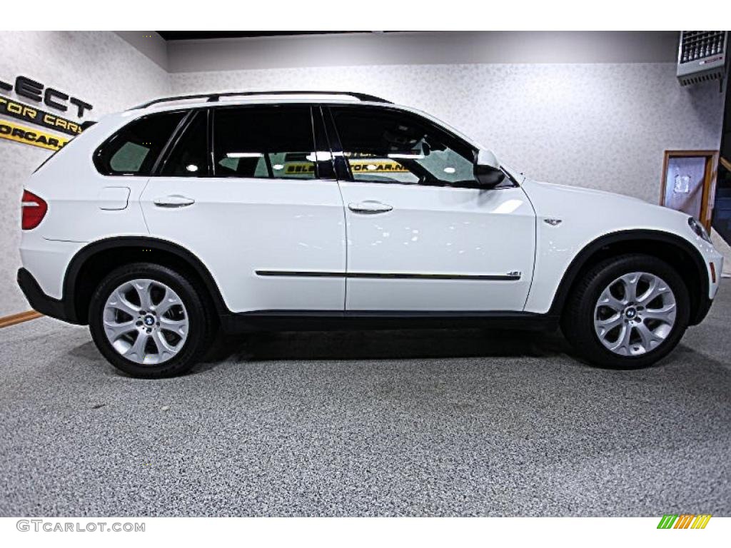 2008 X5 4.8i - Alpine White / Sand Beige photo #4