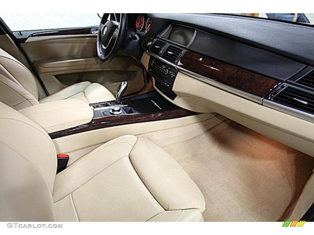 2008 X5 4.8i - Alpine White / Sand Beige photo #10