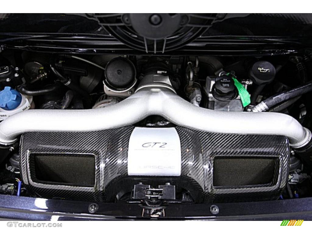 2008 Porsche 911 GT2 3.6 Liter Twin-Turbocharged DOHC 24V VarioCam Flat 6 Cylinder Engine Photo #46568200
