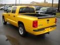 2008 Detonator Yellow Dodge Dakota SLT Crew Cab 4x4  photo #4
