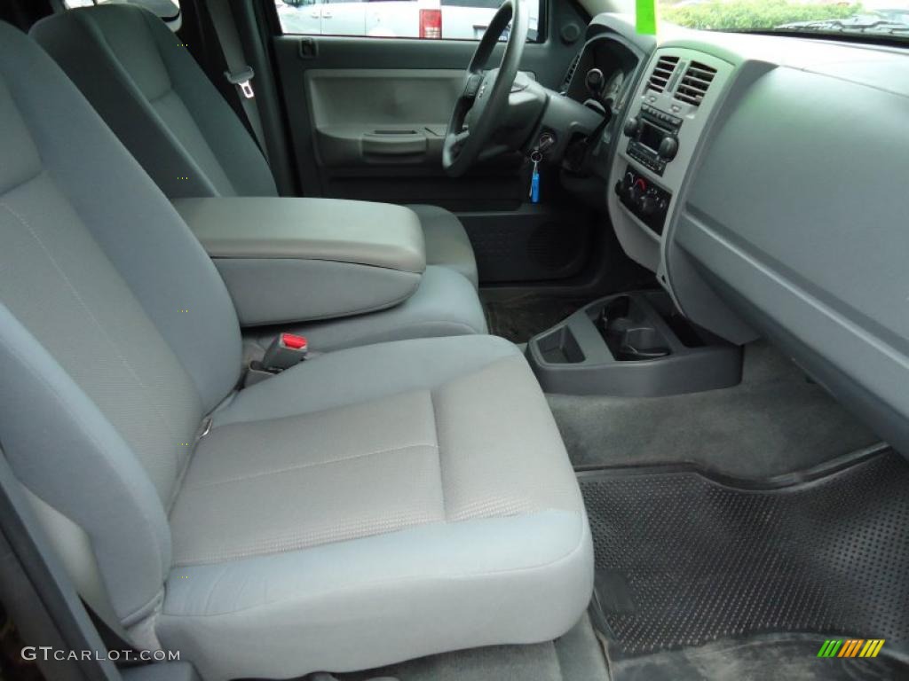 Medium Slate Gray Interior 2005 Dodge Dakota SLT Club Cab Photo #46569973