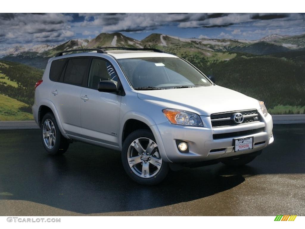 2011 RAV4 V6 Sport 4WD - Classic Silver Metallic / Dark Charcoal photo #1