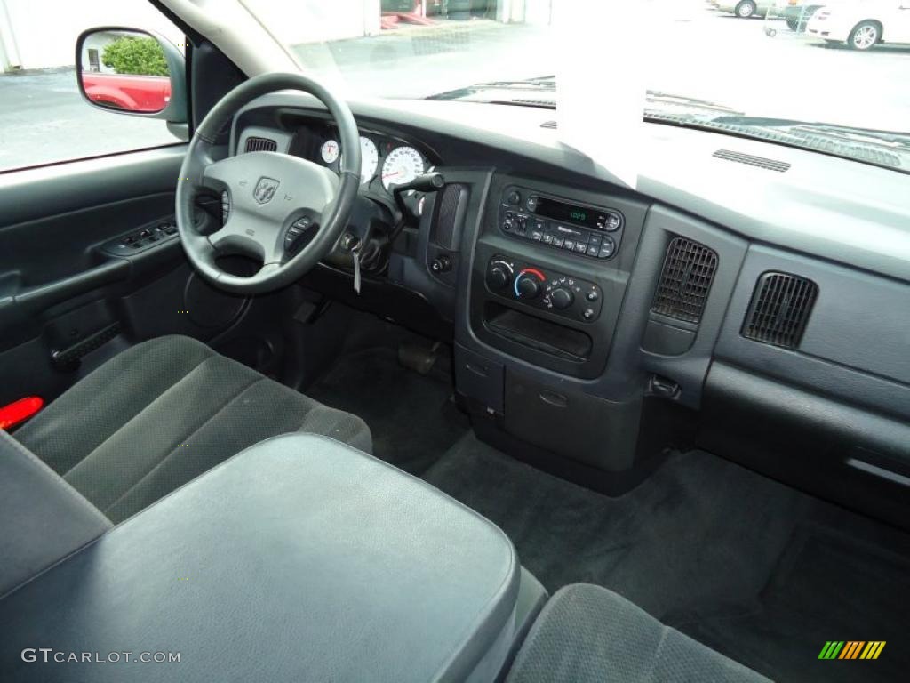 2002 Dodge Ram 1500 SLT Quad Cab Dark Slate Gray Dashboard Photo #46571497