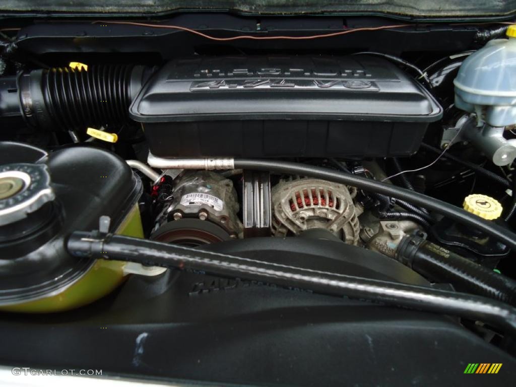 2002 Dodge Ram 1500 SLT Quad Cab 4.7 Liter SOHC 16-Valve V8 Engine Photo #46571560
