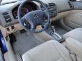 Ivory 2003 Honda Civic LX Coupe Interior Color