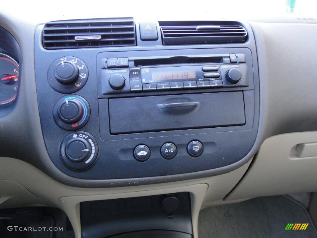 2003 Civic LX Coupe - Eternal Blue Pearl / Ivory photo #21